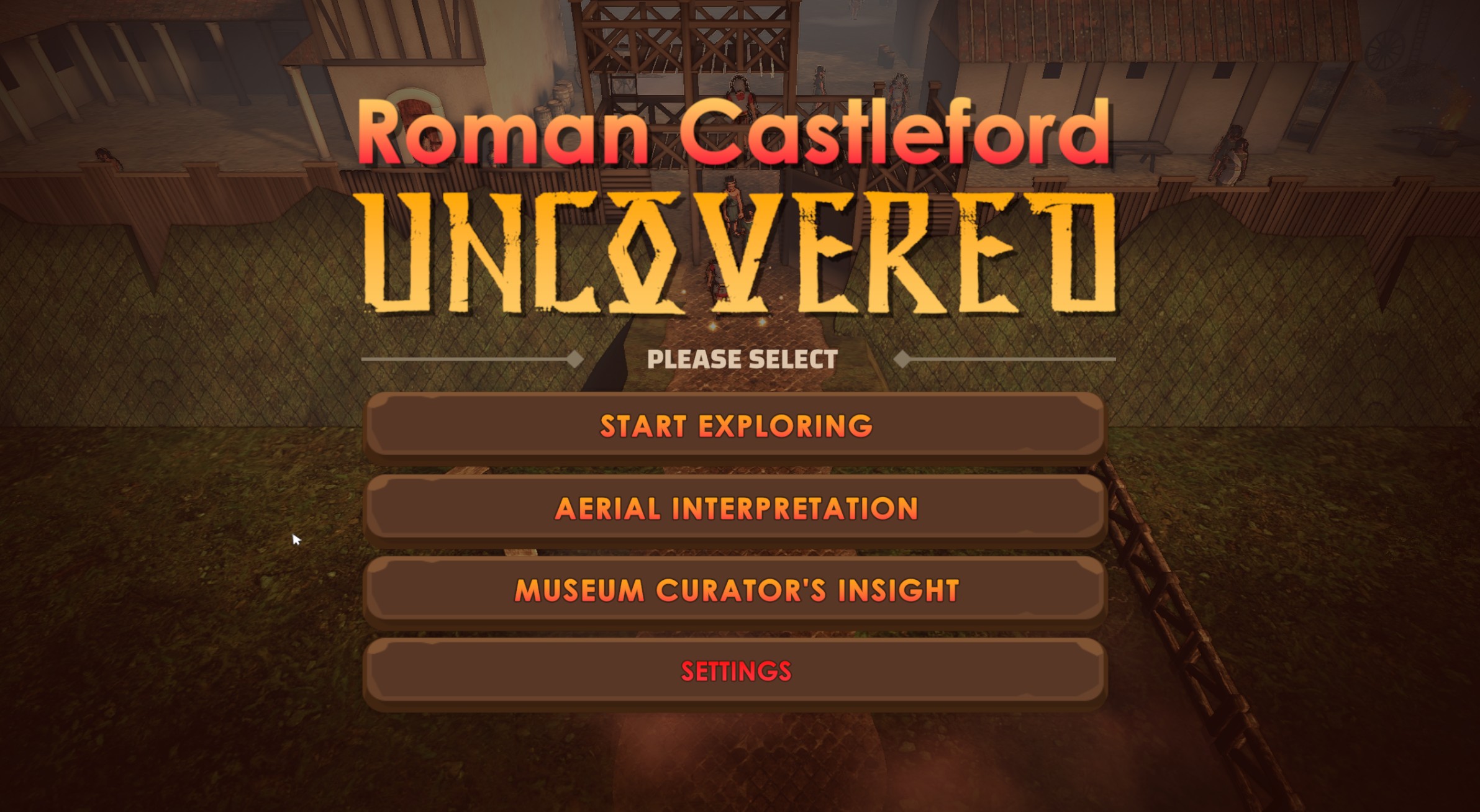 Screenshot from the experience for PC